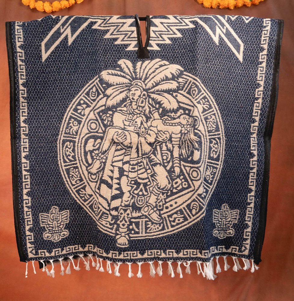 Aztec Poncho - La Dormida - Tradicion Mexicana