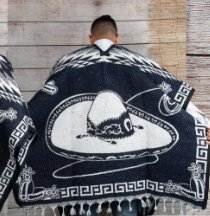 Charro Super Warm Poncho - Tradicion Mexicana