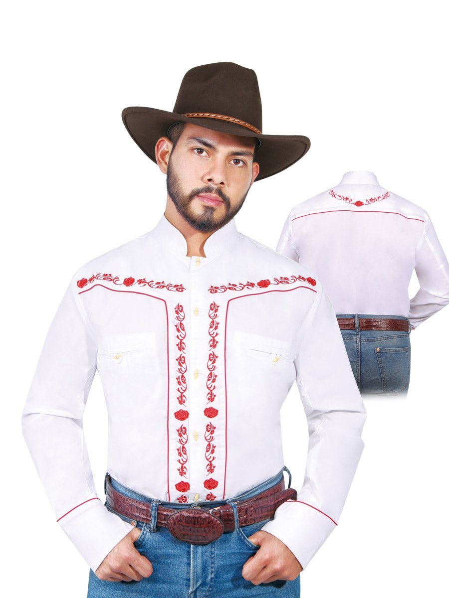 Embroidered Camisa Charra - Tradicion Mexicana