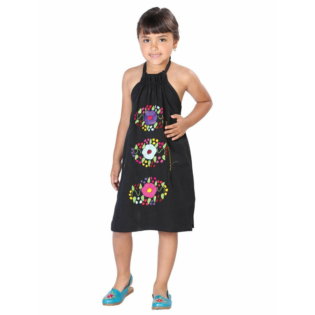 Girls Handmade Mexican Dress - Tradicion Mexicana