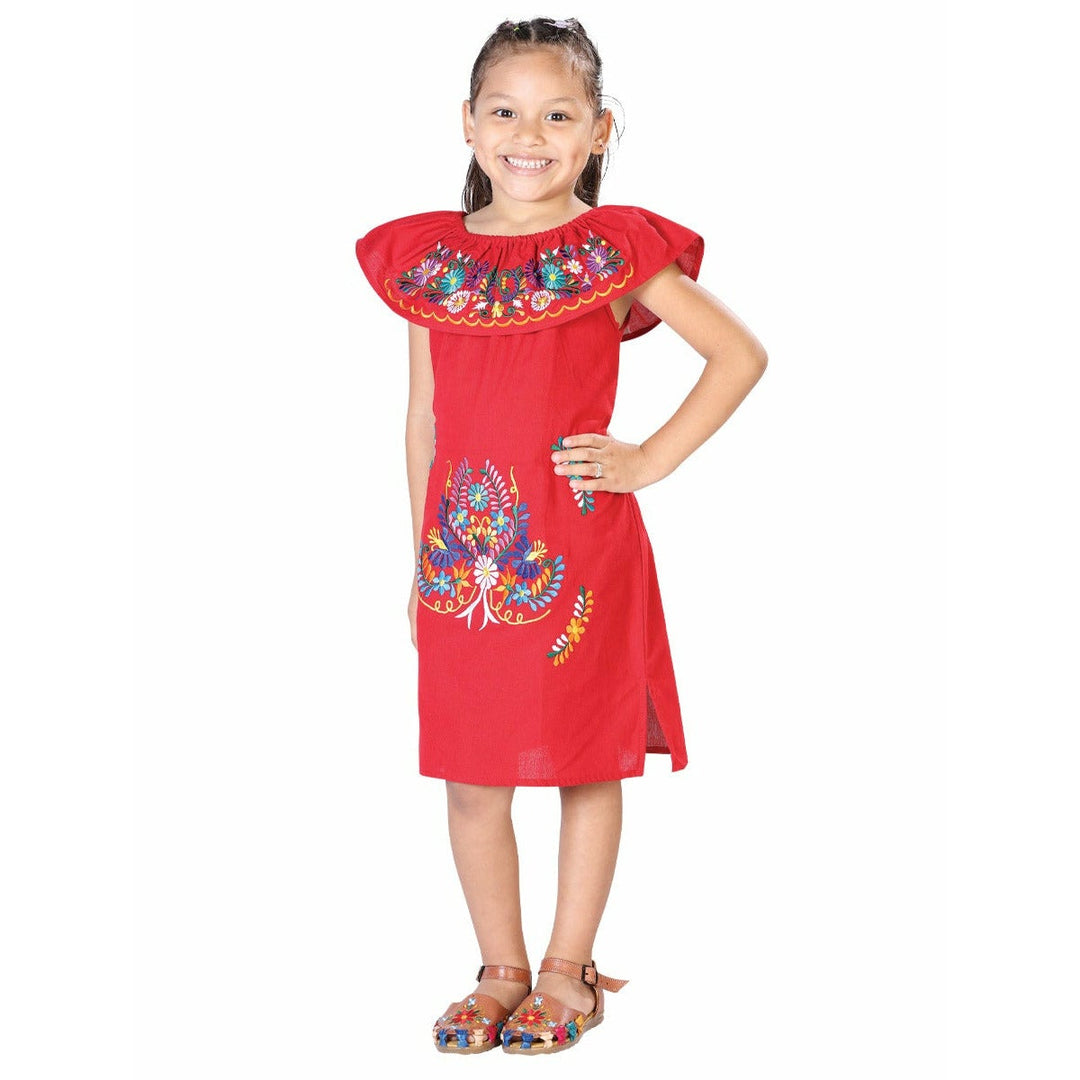 Girls Handmade Mexican Dress - Isabel - Tradicion Mexicana