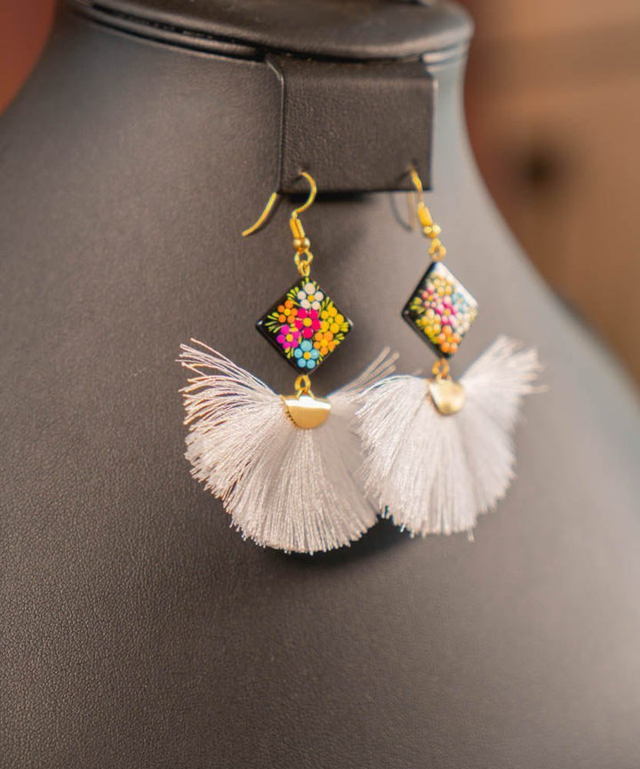 Hand Painted Mexican Earrings - Tradicion Mexicana