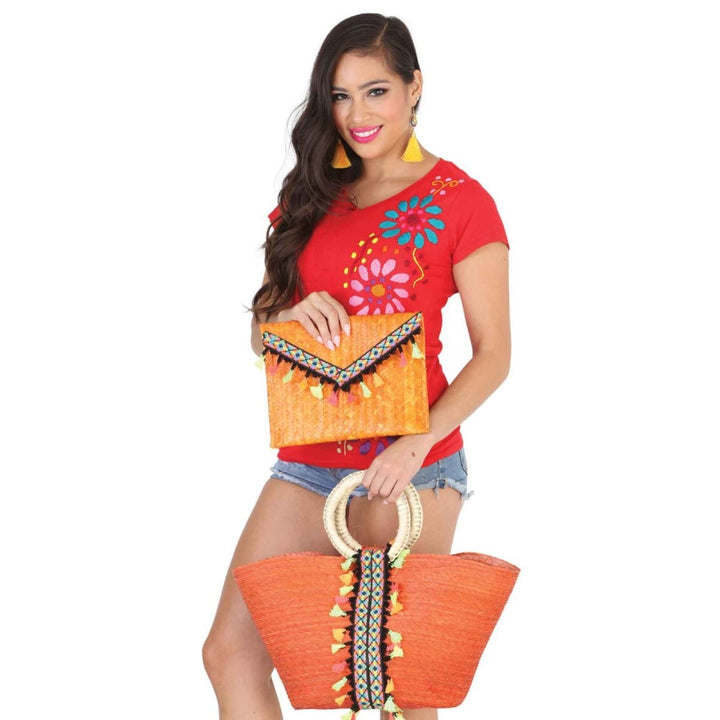 Handmade Artesanal handbag (2 piece set) - Tradicion Mexicana