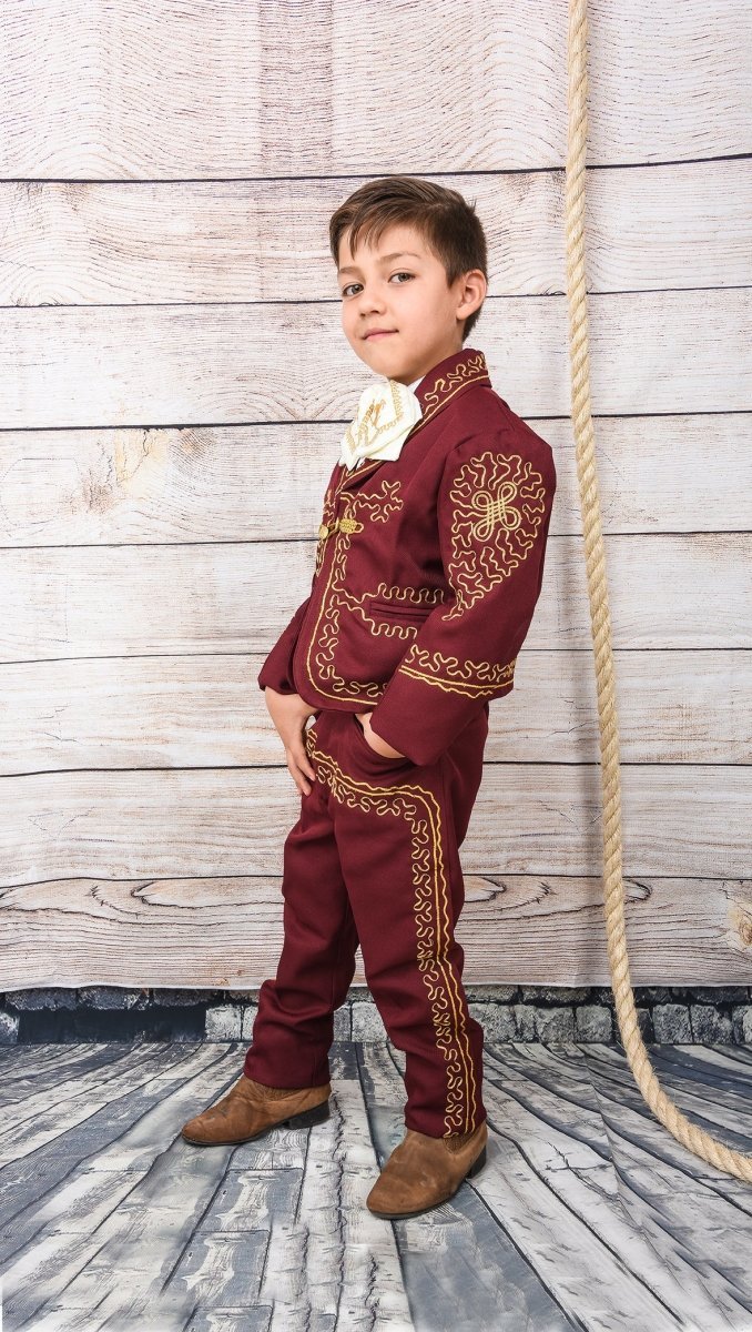 Kids Charro Suit (7 piece set) - Tradicion Mexicana