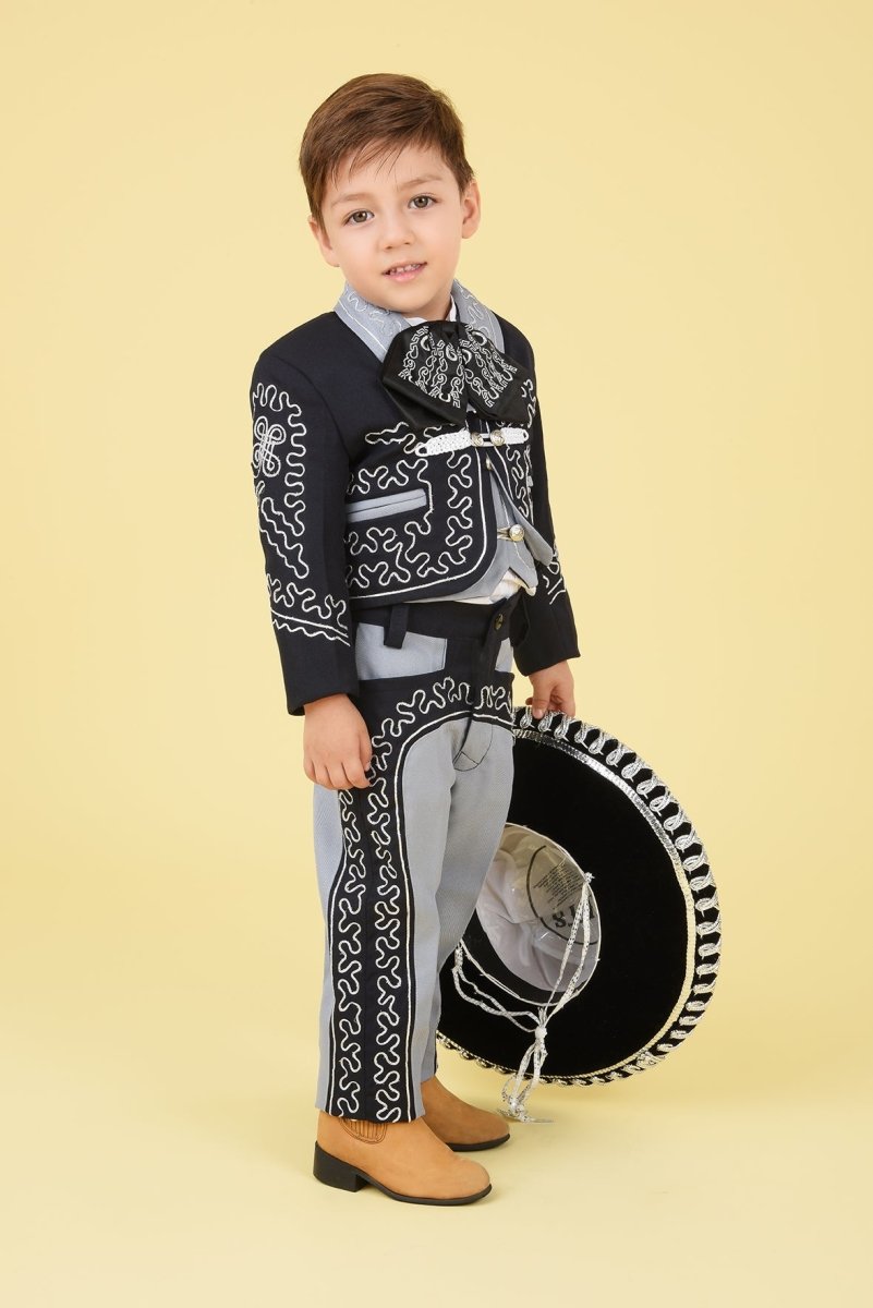 Kids Charro Suit (7 piece set) - Tradicion Mexicana