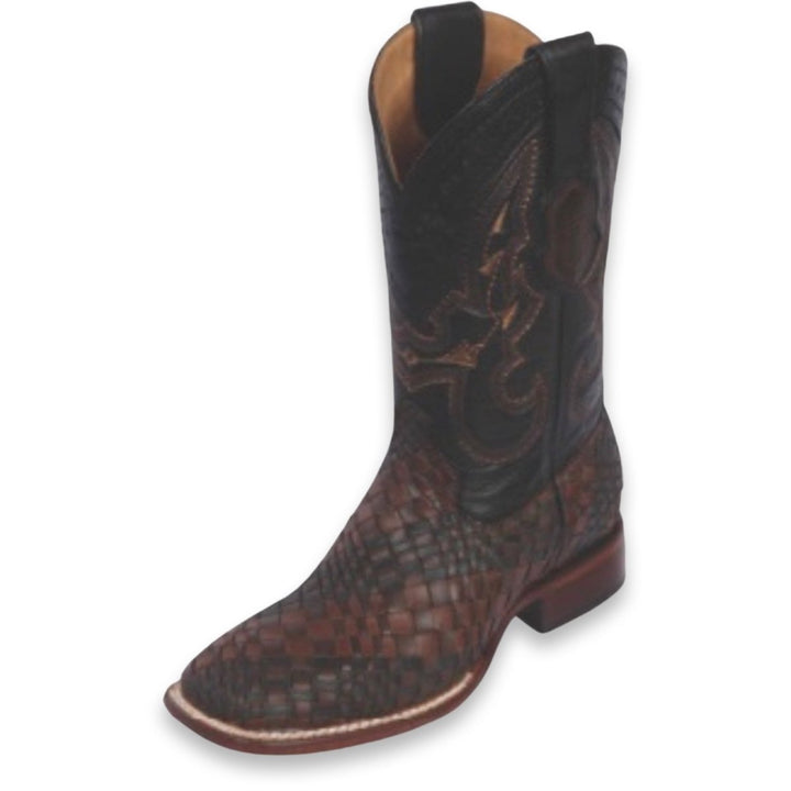 Men's Hand Embroidered Rodeo Boot - Tradicion Mexicana
