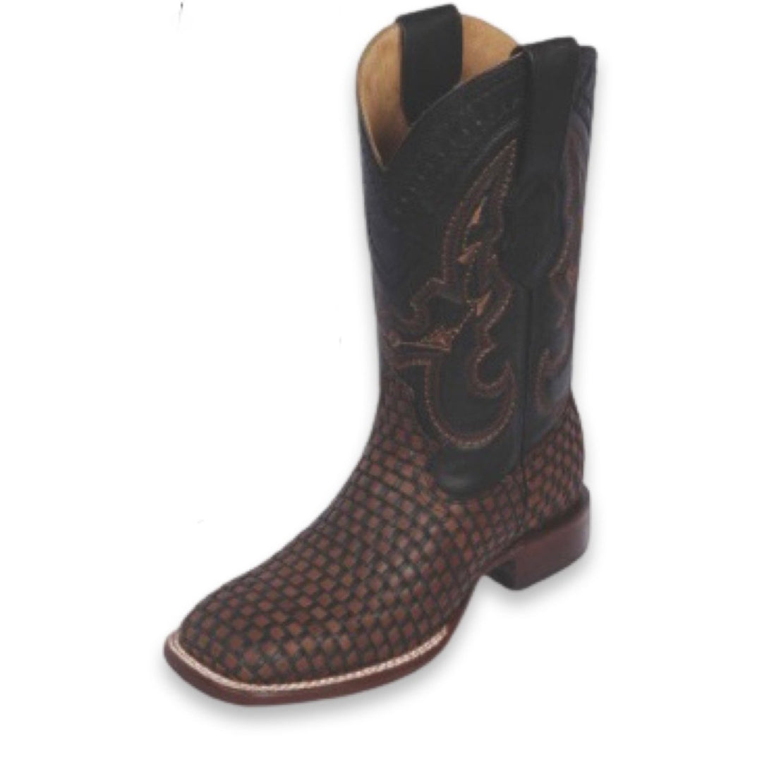 Men's Hand Embroidered Rodeo Boot - Tradicion Mexicana
