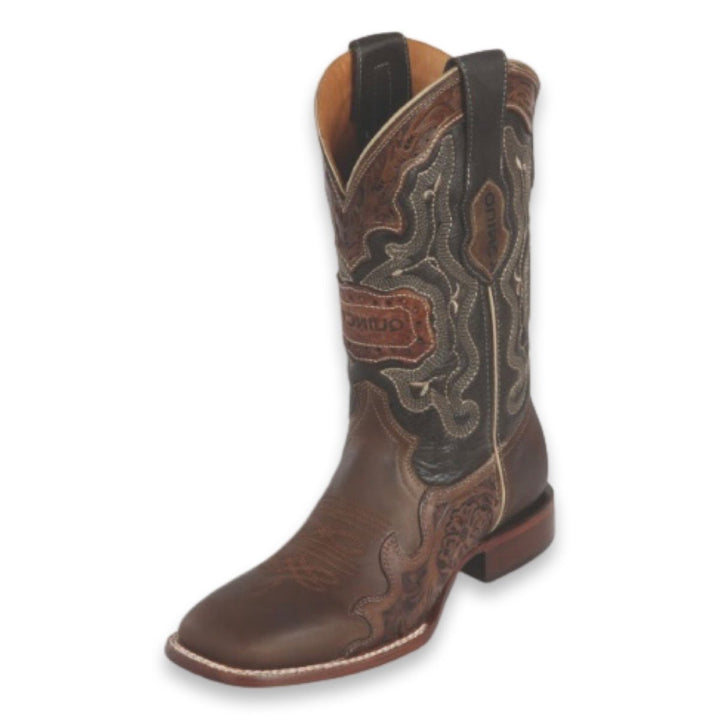 Men's Hand Tooled Leather Rodeo Boot - Tradicion Mexicana