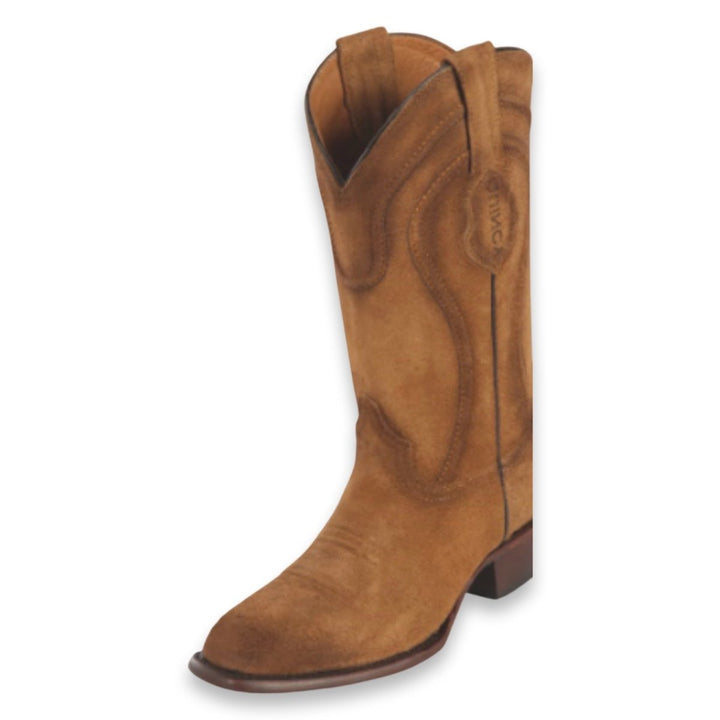 Men's Suede Leather Rodeo Boot - Tradicion Mexicana