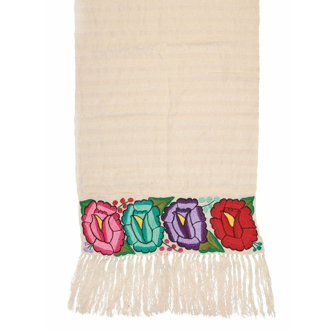Mexican Embroidered Rebozo - Tradicion Mexicana