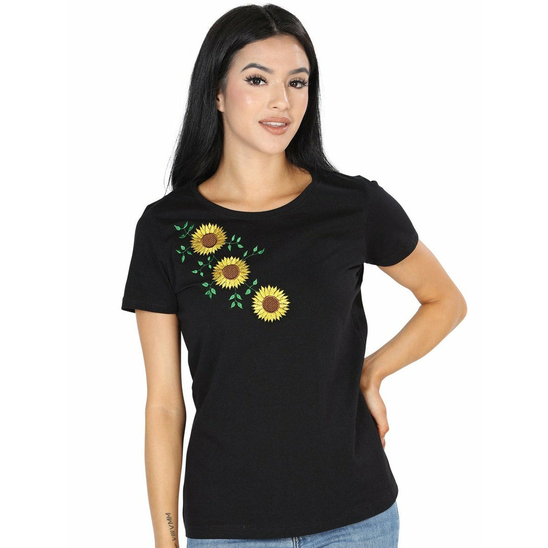 Mexican Embroidered Shirt - Girasol - Tradicion Mexicana