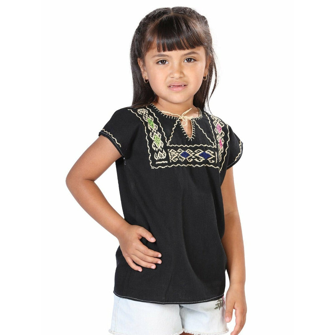 Mexican Girls Artesanal Shirt - Maya - Tradicion Mexicana