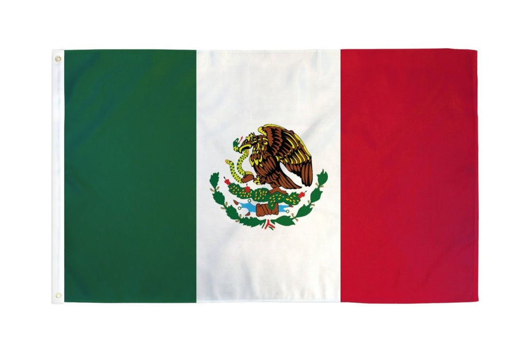 Mexico Flag 3x5ft - Tradicion Mexicana