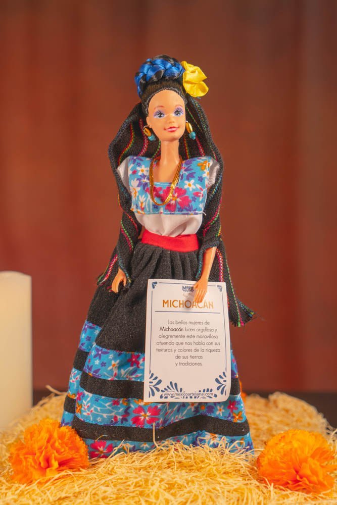 Michoacan Mexican Doll - Tradicion Mexicana