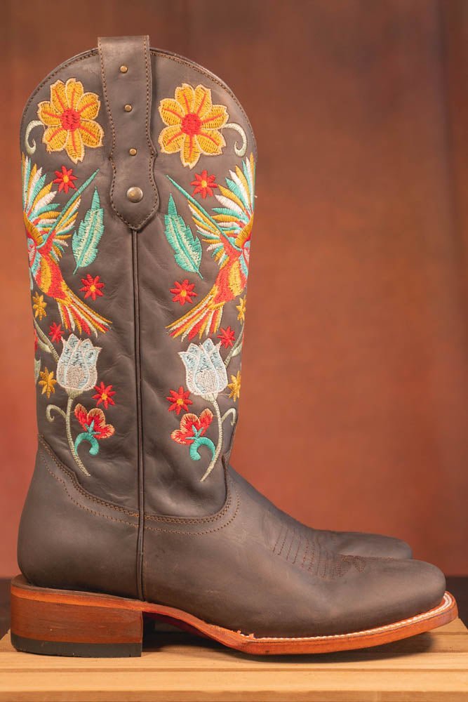 Premium Women square toe boot - Tradicion Mexicana
