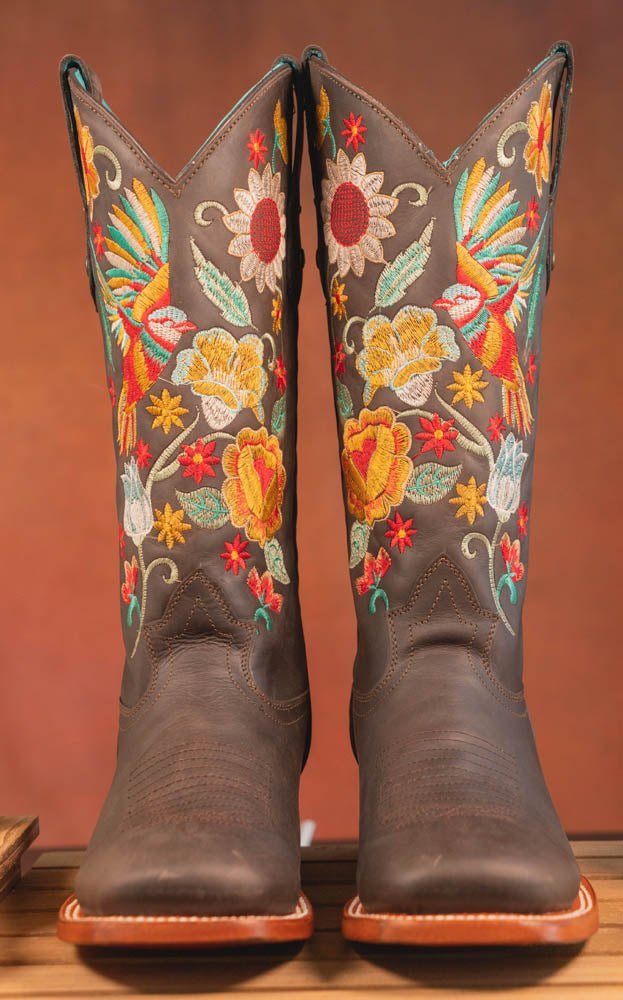 Premium Women square toe boot - Tradicion Mexicana