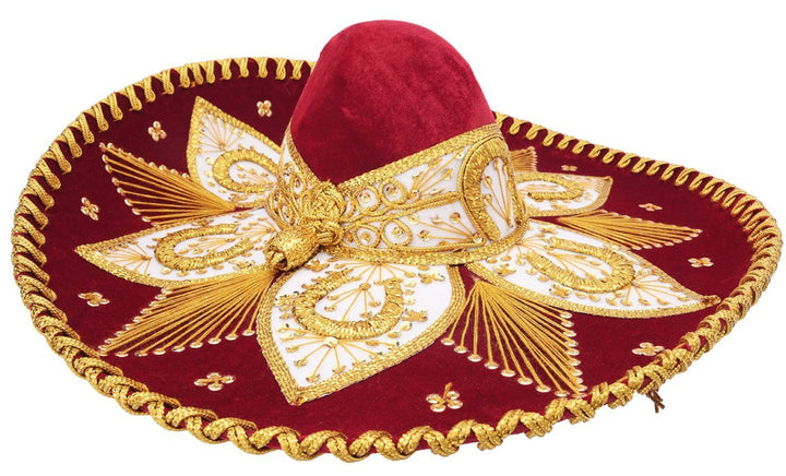 Traditional Sombrero Charro de Terciopelo - Velvet Charro Sombrero - Tradicion Mexicana