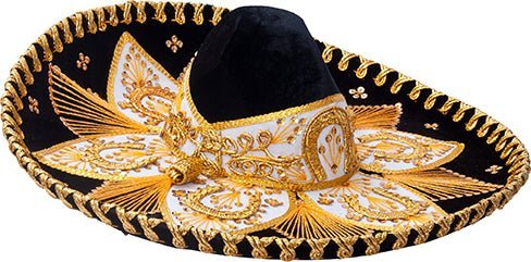 Traditional Sombrero Charro de Terciopelo - Velvet Charro Sombrero - Tradicion Mexicana