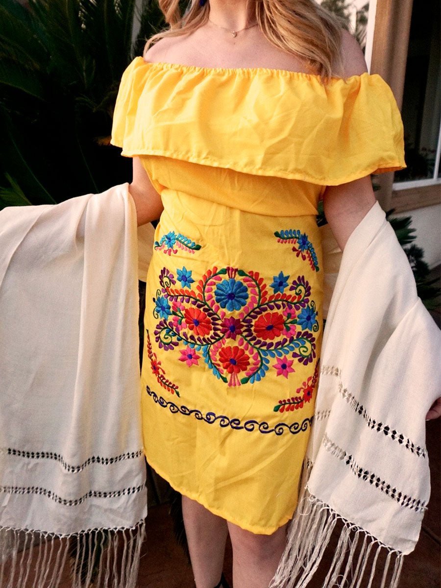 Vestido Artesanal Olan - Tradicion Mexicana