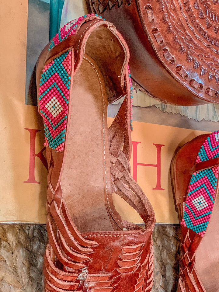 Women Mexican Hand Made Sandals - Tradicion Mexicana