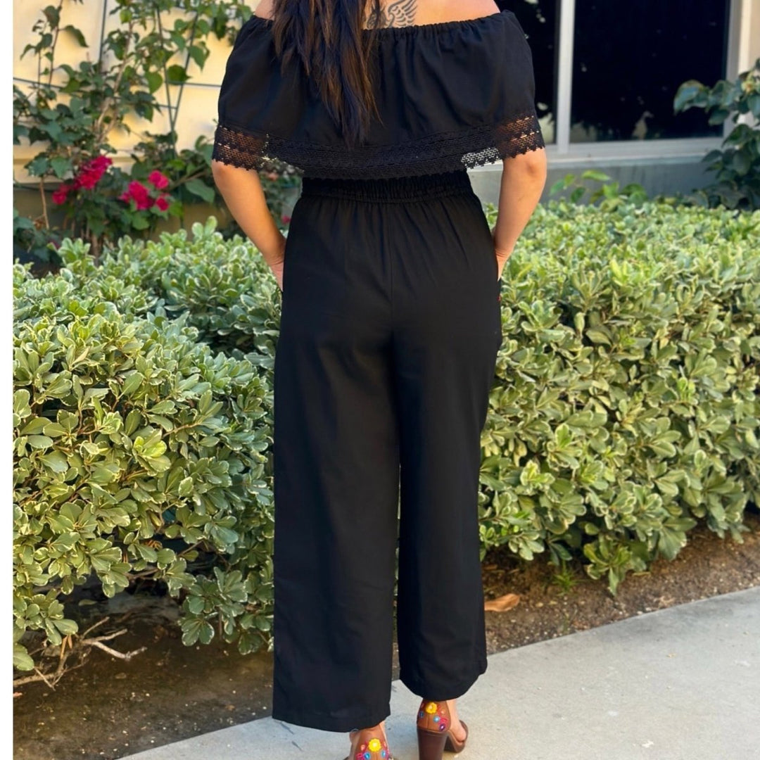 Artesanal Palazzo Jumpsuit - Tradicion Mexicana