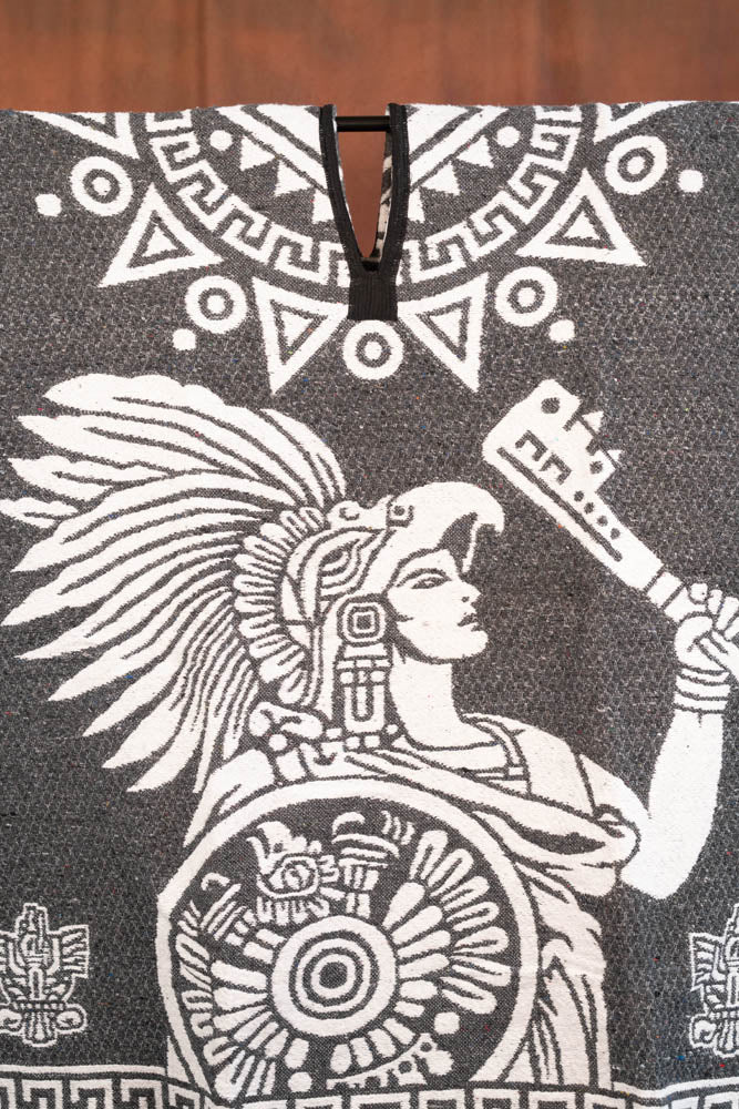 Aztec Super Warm Poncho - Tradicion Mexicana