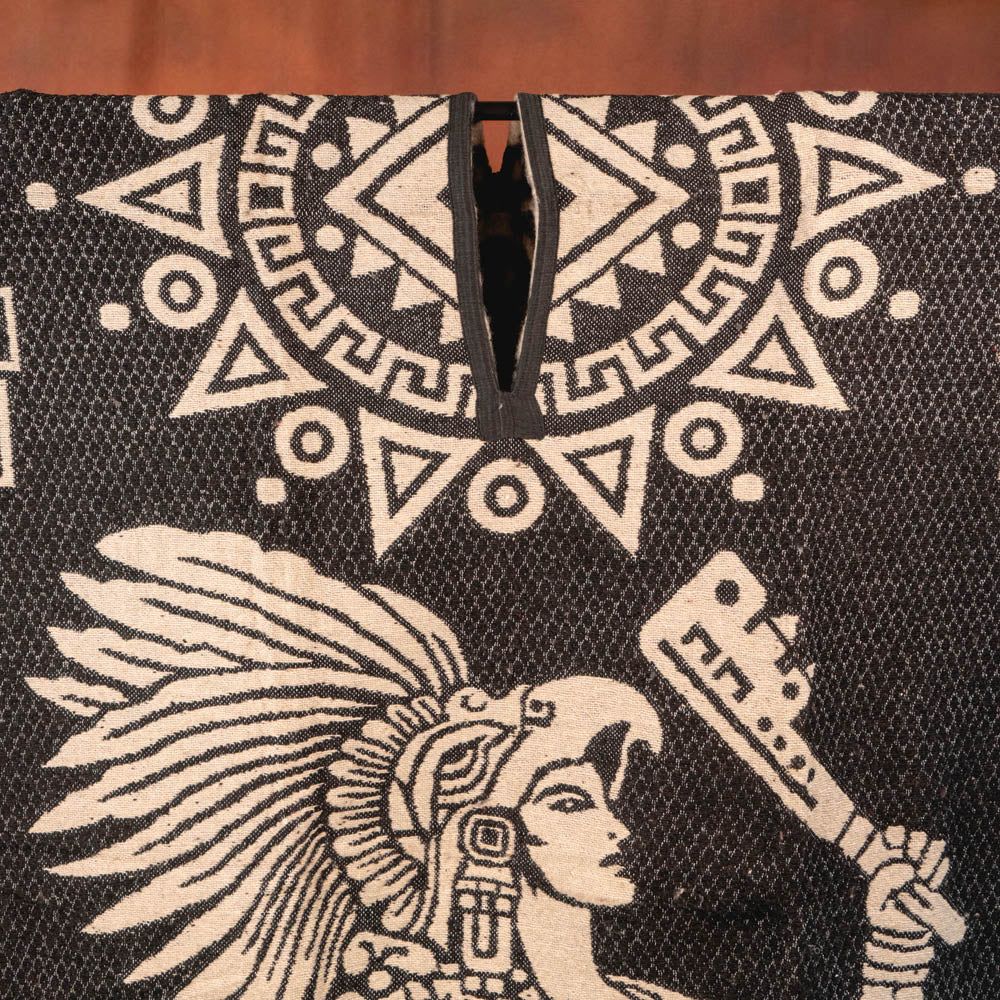 Aztec Super Warm Poncho - Tradicion Mexicana