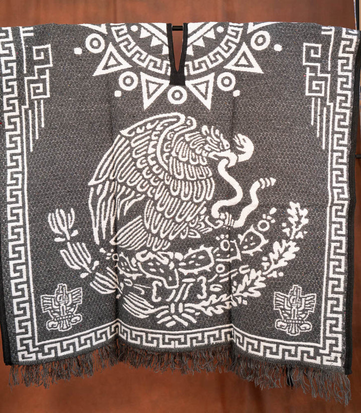 Aztec Super Warm Poncho - Tradicion Mexicana