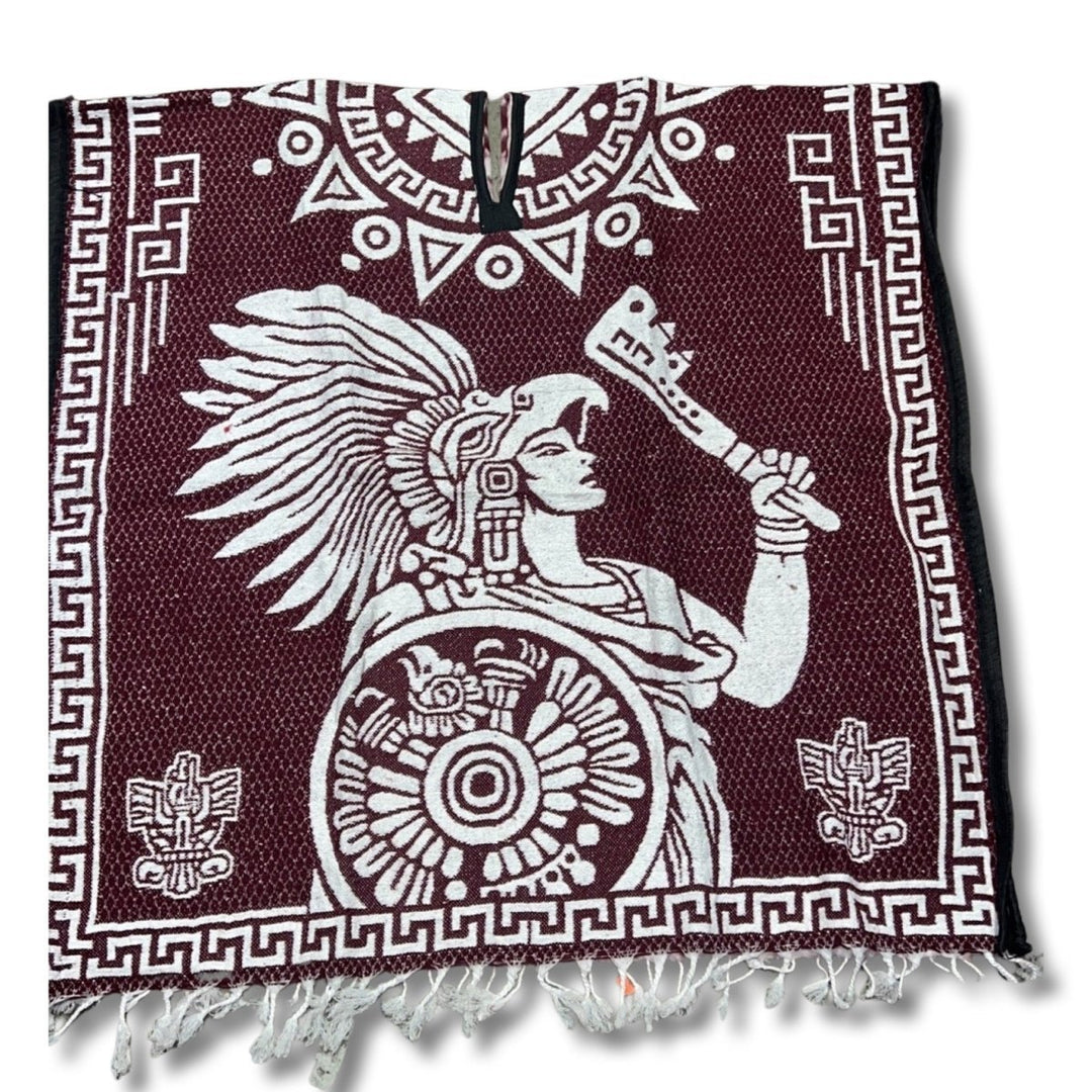 Aztec Super Warm Poncho - Tradicion Mexicana