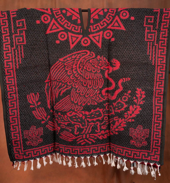 Aztec Super Warm Poncho - Tradicion Mexicana