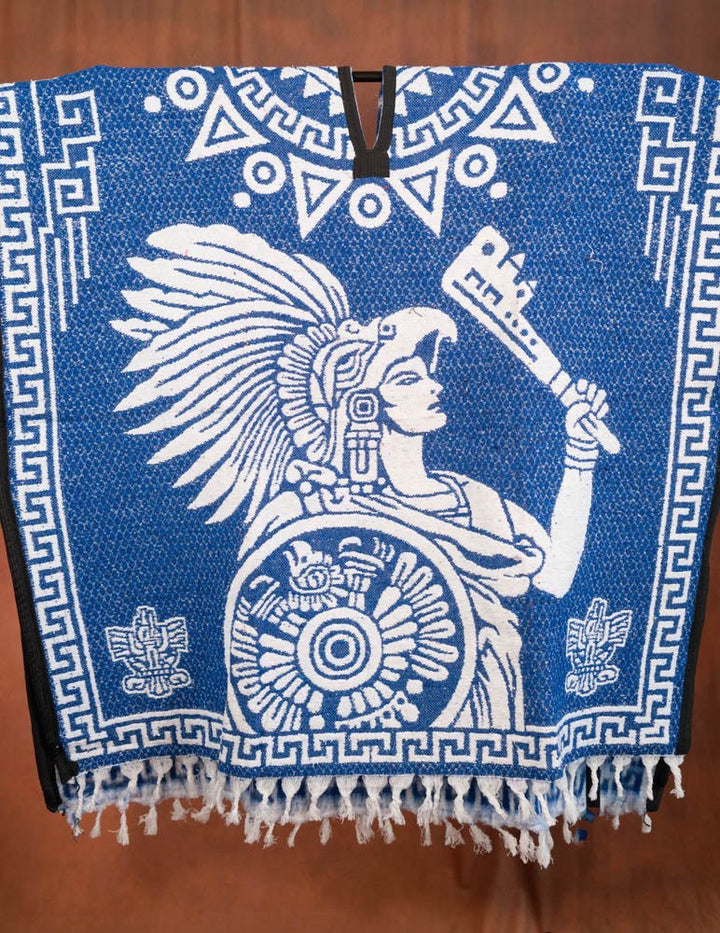 Aztec Super Warm Poncho - Tradicion Mexicana