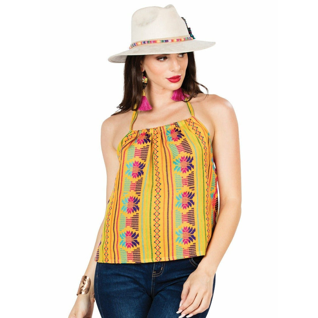 Blusa Artesanal Cambaya - Tradicion Mexicana