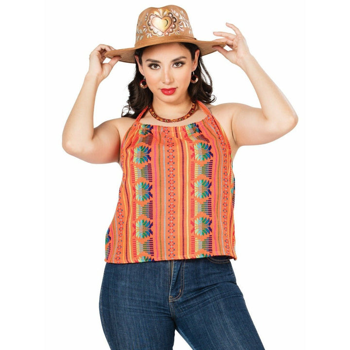 Blusa Artesanal Cambaya - Tradicion Mexicana