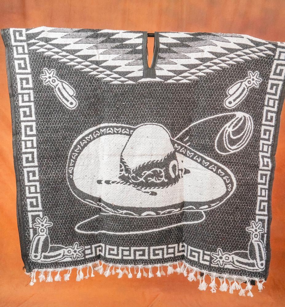 Charro Super Warm Poncho - Tradicion Mexicana