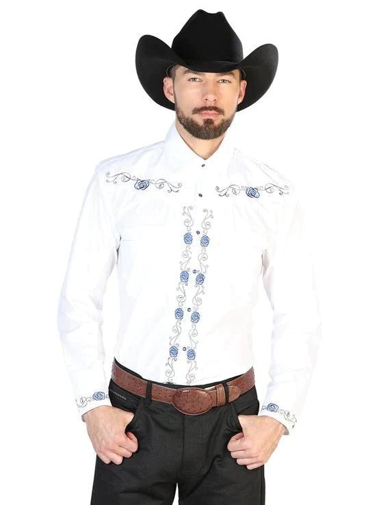 Embroidered Camisa Charra - Tradicion Mexicana