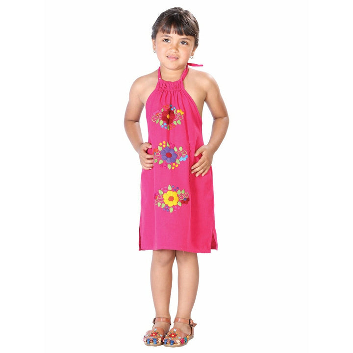 Girls Handmade Mexican Dress - Tradicion Mexicana