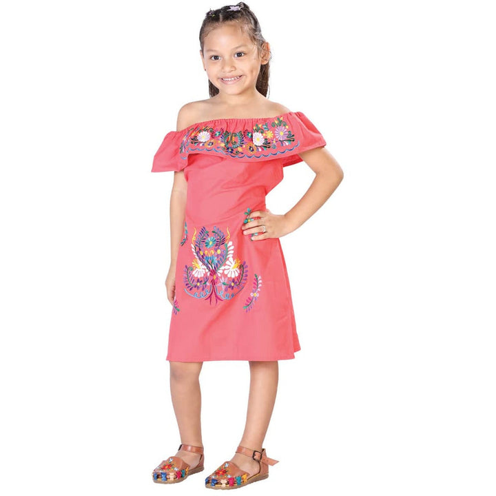 Girls Handmade Mexican Dress - Isabel - Tradicion Mexicana