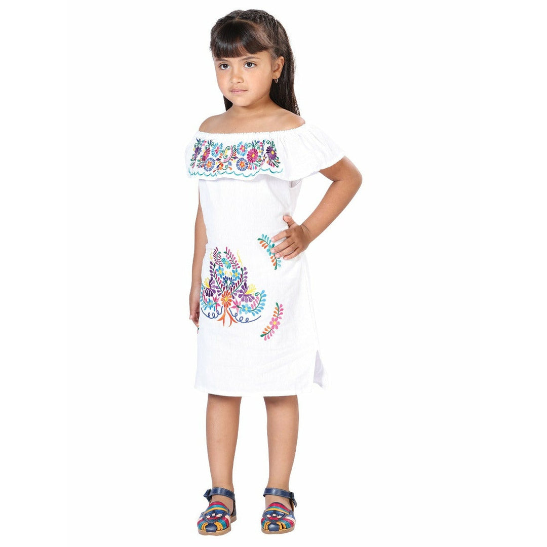 Girls Handmade Mexican Dress - Isabel - Tradicion Mexicana