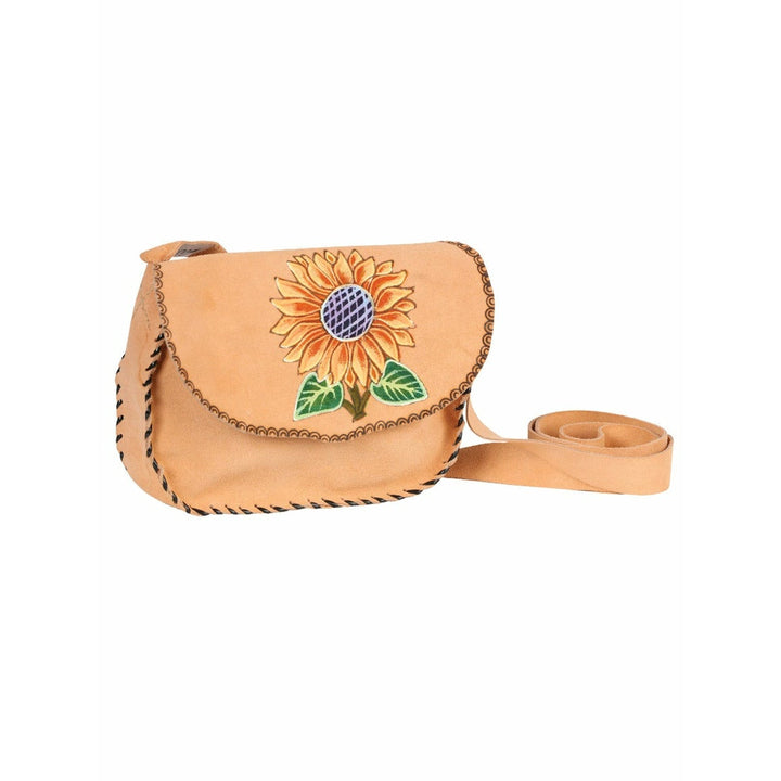 Hand made Mexican suede bag - Tradicion Mexicana