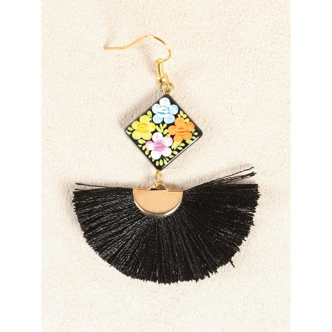 Hand Painted Mexican Earrings - Tradicion Mexicana