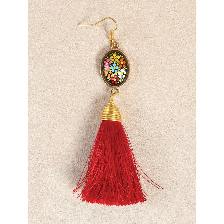 Hand Painted Mexican Earrings - Tradicion Mexicana