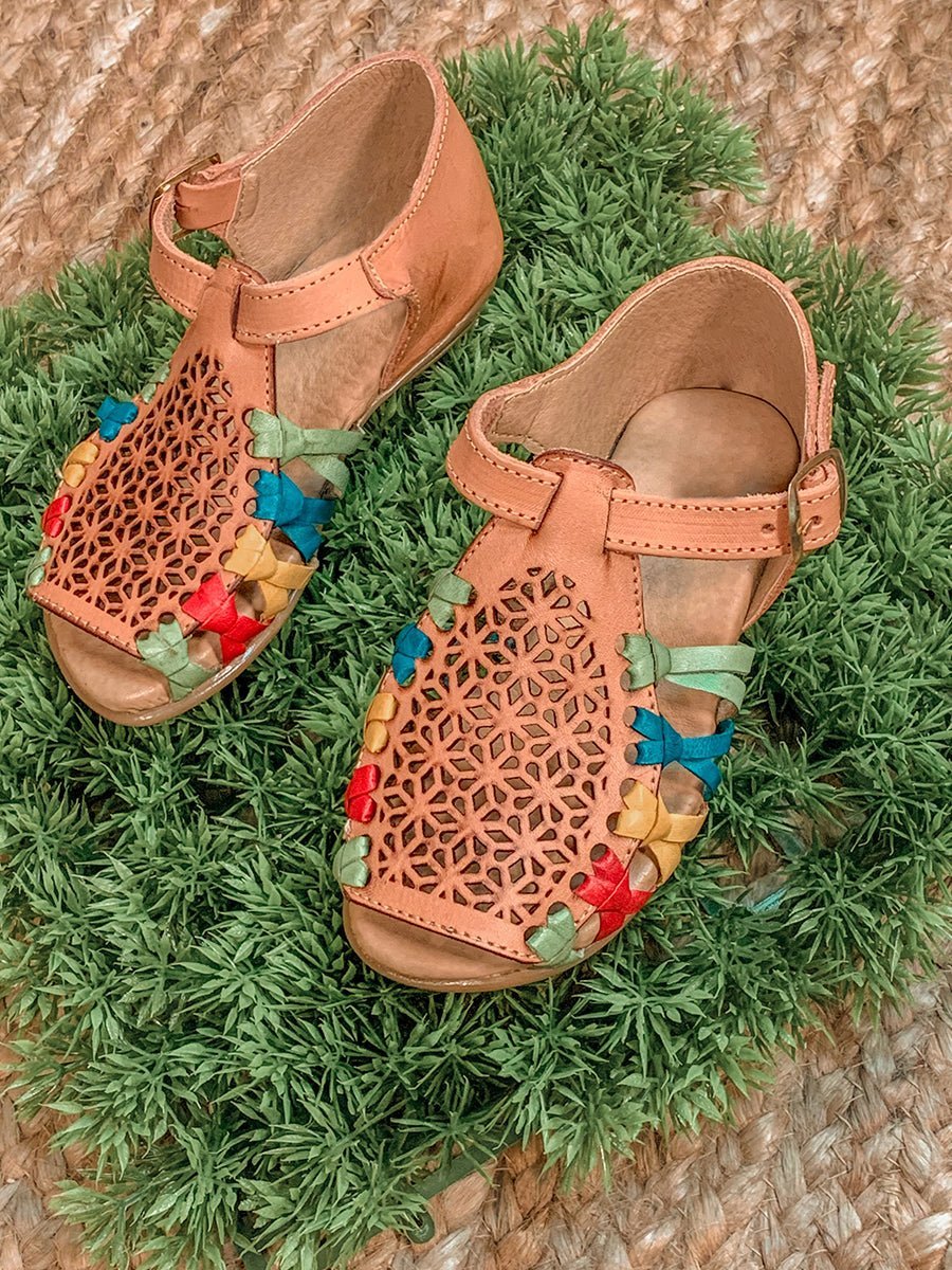 Huarache Artesanal de Niña - Tradicion Mexicana