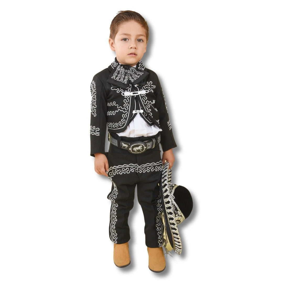 Kids Charro Suit (7 piece set) - Tradicion Mexicana