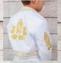 Kids Charro Suit for Baptism (7 piece set) - Tradicion Mexicana