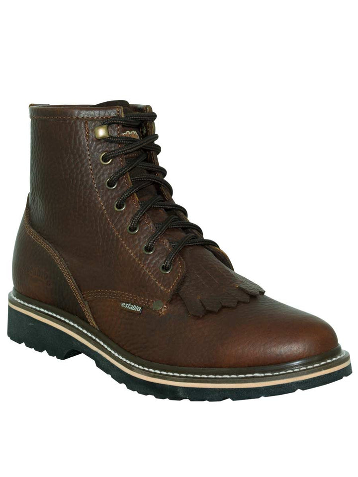 Lace up Work Boot (Establo band) - Tradicion Mexicana