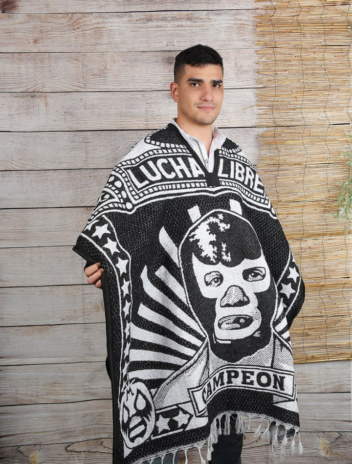 Luchador super warm poncho - Tradicion Mexicana