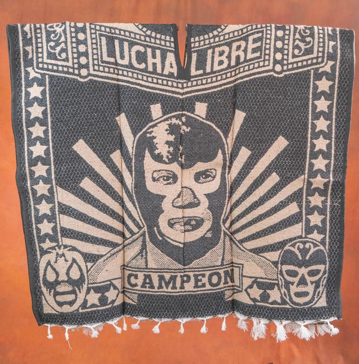 Luchador super warm poncho - Tradicion Mexicana