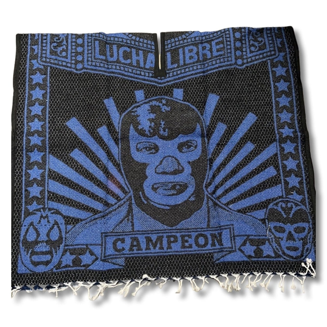 Luchador super warm poncho - Tradicion Mexicana