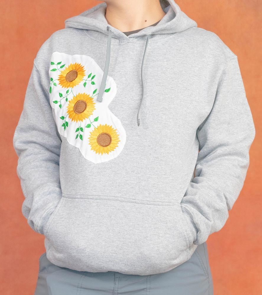 Mexican Artesanal Hoodie -Girasoles - Tradicion Mexicana