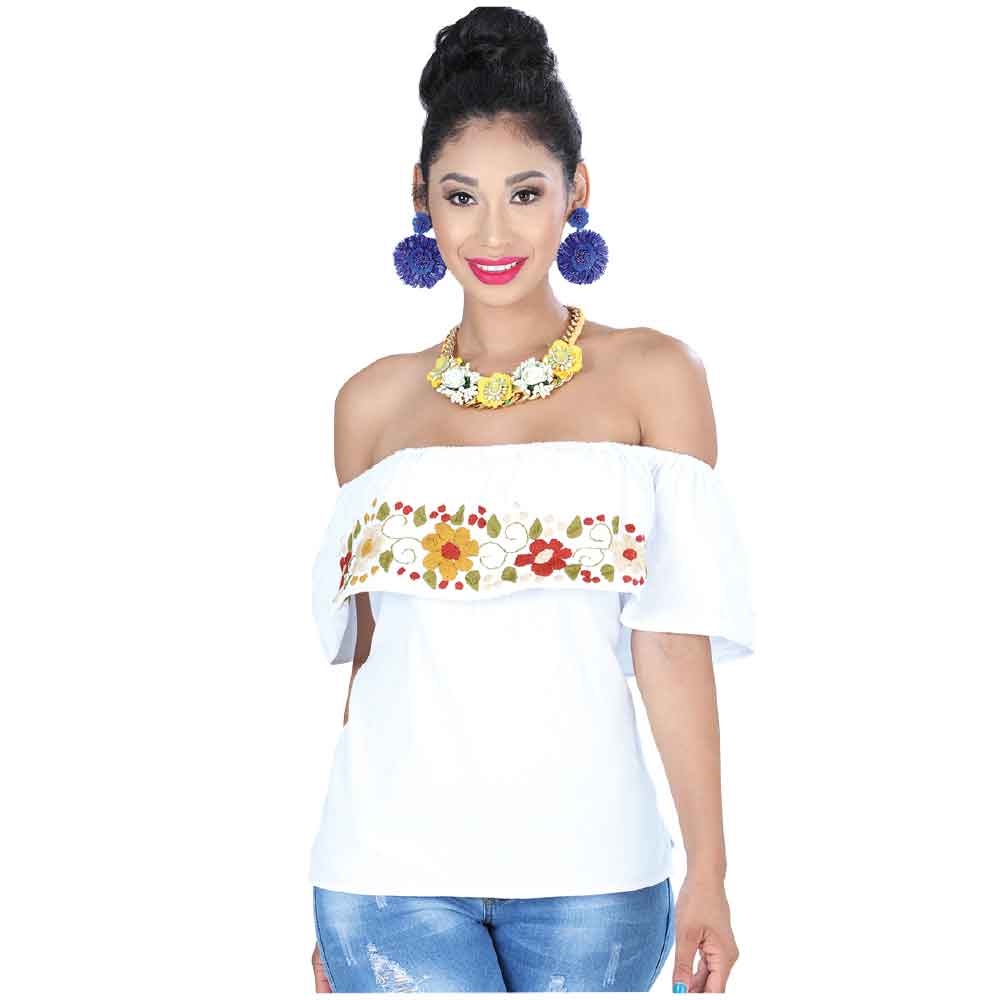 Mexican Blouse Olan - Tradicion Mexicana